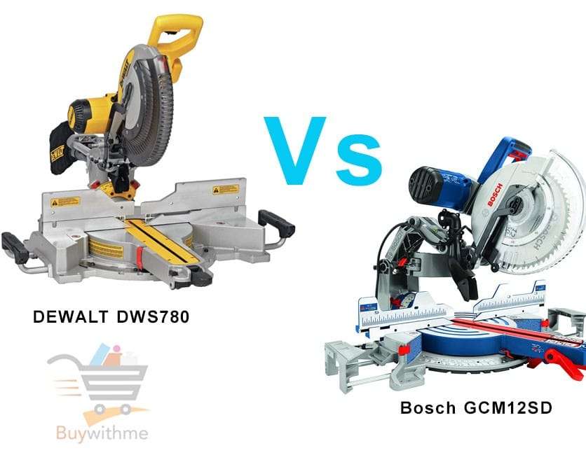Bosch gcm12sd vs Dewalt dws780