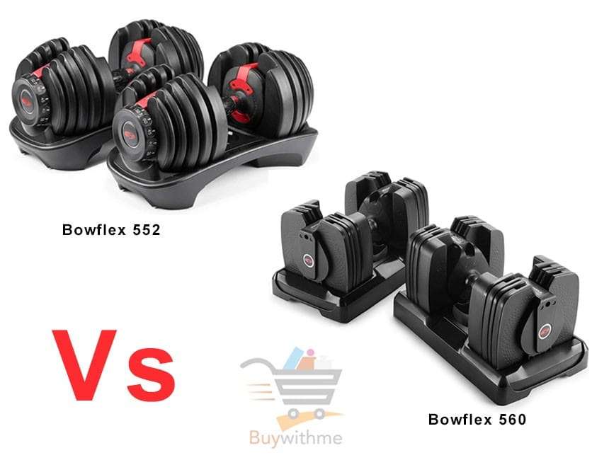Bowflex 552 vs 560