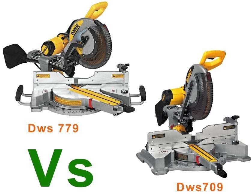 dewalt dws709 vs dws779