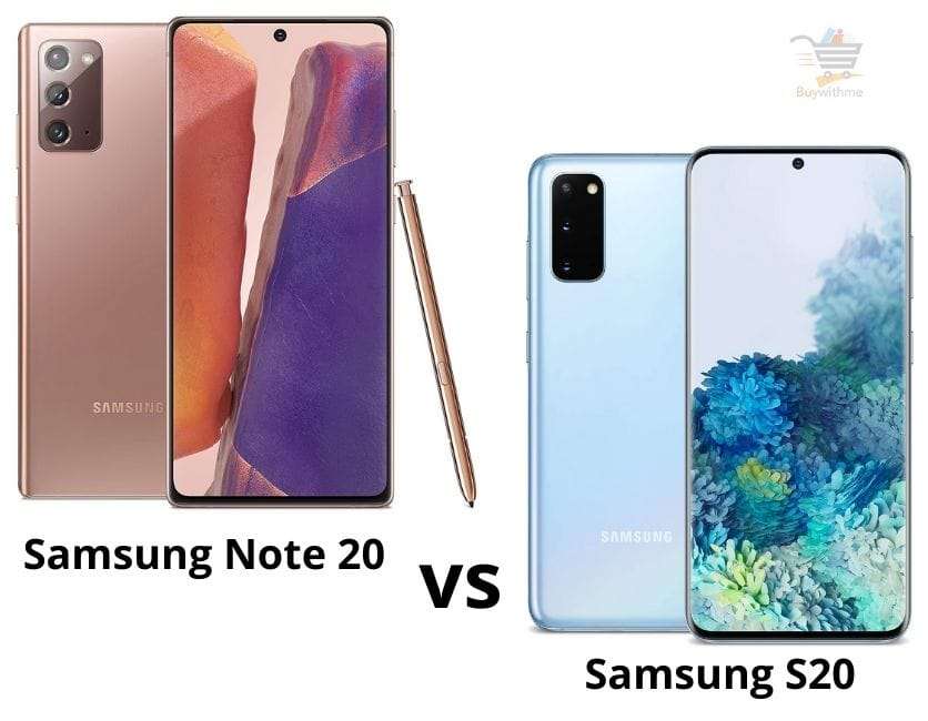 Samsung Note 20 vs S20
