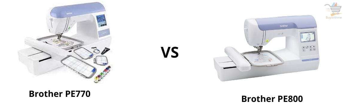 Brother PE770 vs PE800